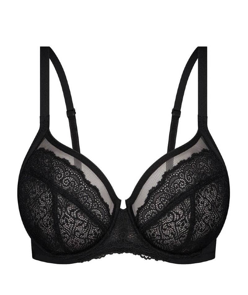 Triumph Sheer Balconette Bra - Black - Image 8