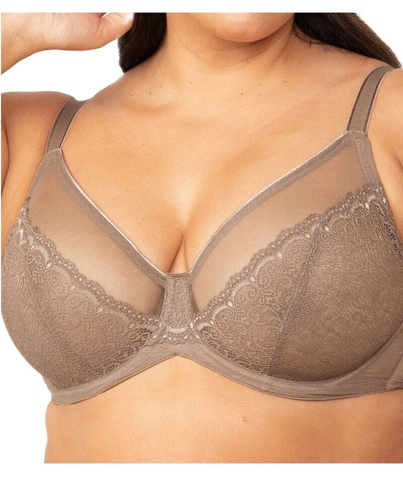 Triumph Sheer Minimizer Bra - Mocca - Image 5