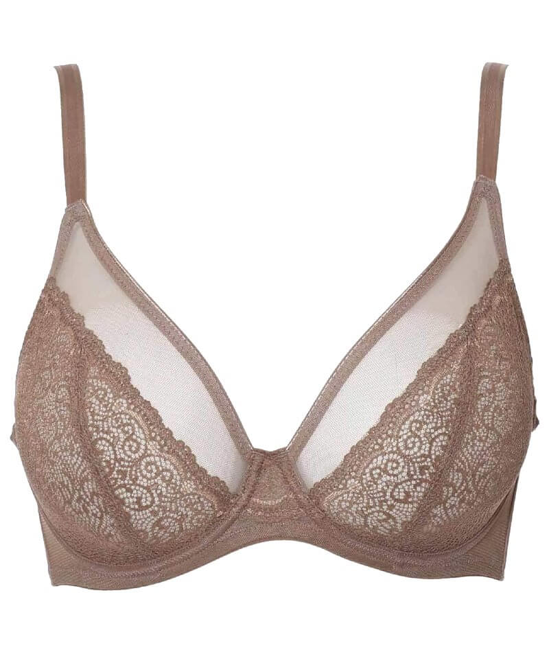 Triumph Sheer Minimizer Bra - Mocca - Image 6