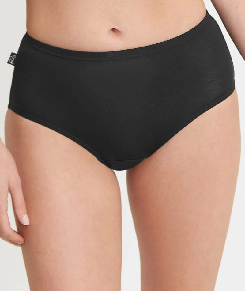 Sloggi Hikini 2 Pack Brief - Black - Image 3