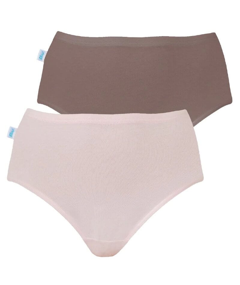 Sloggi Hikini 2 Pack Brief - Pink/Brown - Image 4