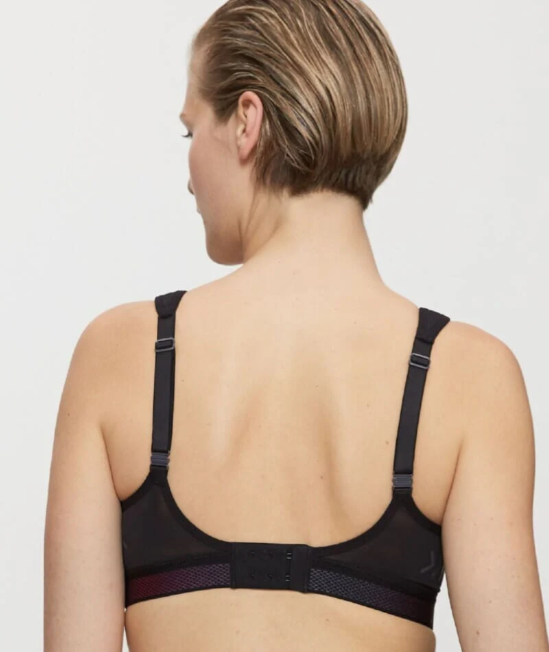 Triumph Triaction Cardio Flow Wire-free Sports Bra - Black - Image 2