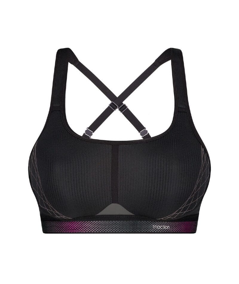 Triumph Triaction Cardio Flow Wire-free Sports Bra - Black - Image 6