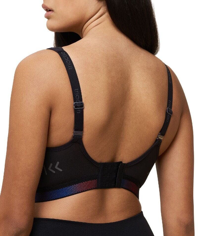 Triumph Triaction Cardio Flow Wire-free Minimiser Sports Bra - Black - Image 3