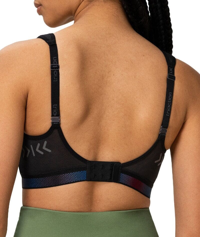 Triumph Triaction Cardio Flow Wire-free Minimiser Sports Bra - Black - Image 4