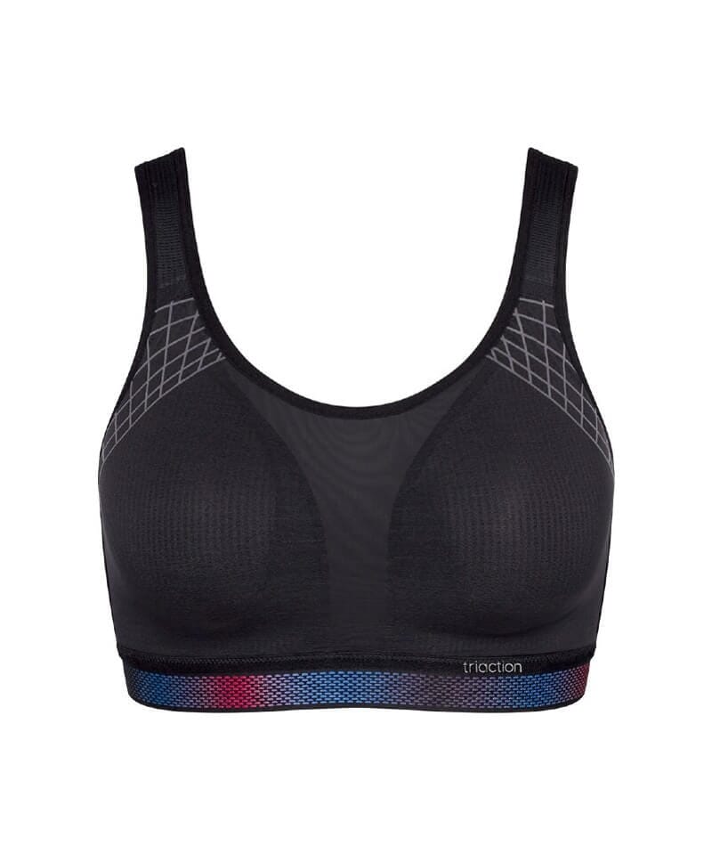 Triumph Triaction Cardio Flow Wire-free Minimiser Sports Bra - Black - Image 5