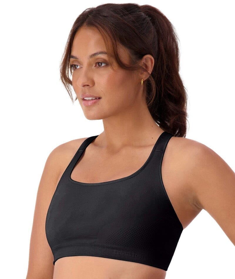 Triumph Triaction Ultra Seamfree Sports Bra - Black - Image 3