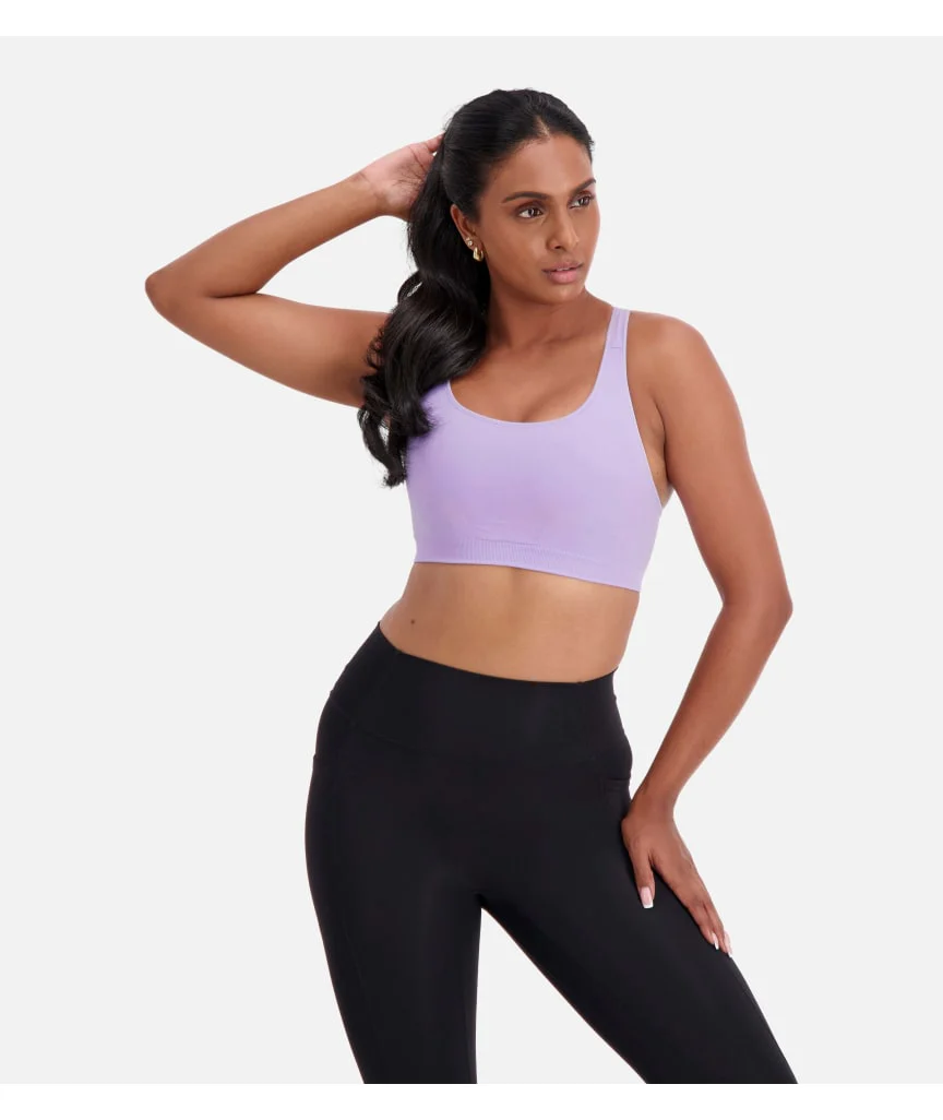 Triumph Triaction Ultra Seamfree Sports Bra - Sweet Lavender - Image 4