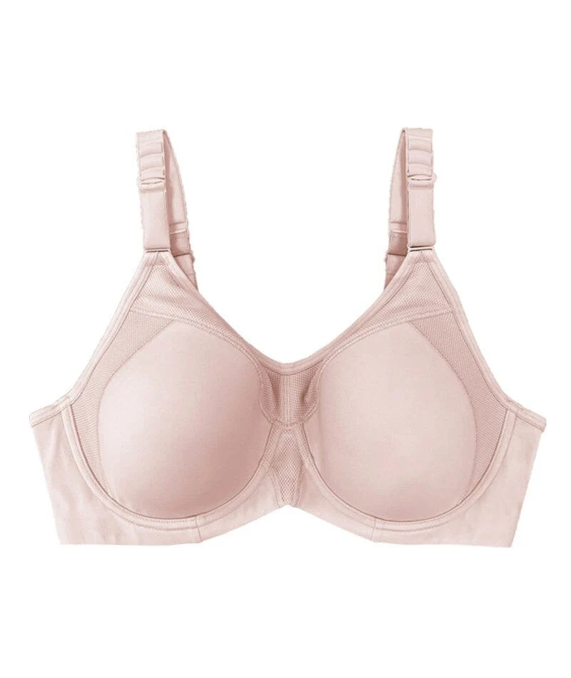 Triumph Triaction Ultra Underwired Padded Sports Bra - Fig Pink - Image 6