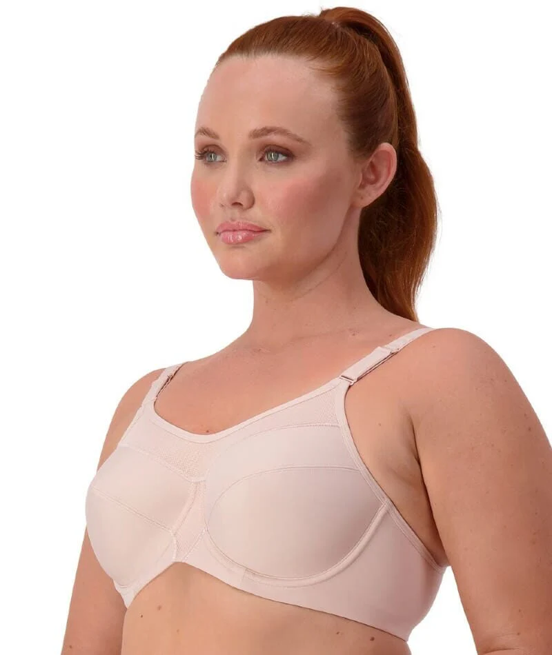 Triumph Triaction Ultra Underwired Sports Bra - Fig Pink - Image 10