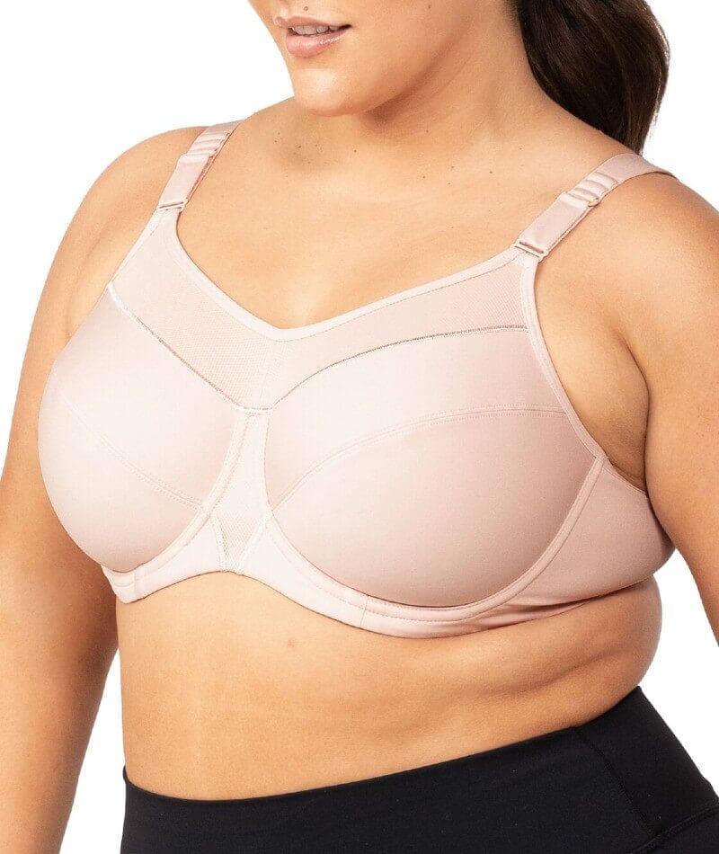 Triumph Triaction Ultra Underwired Sports Bra - Fig Pink - Image 11