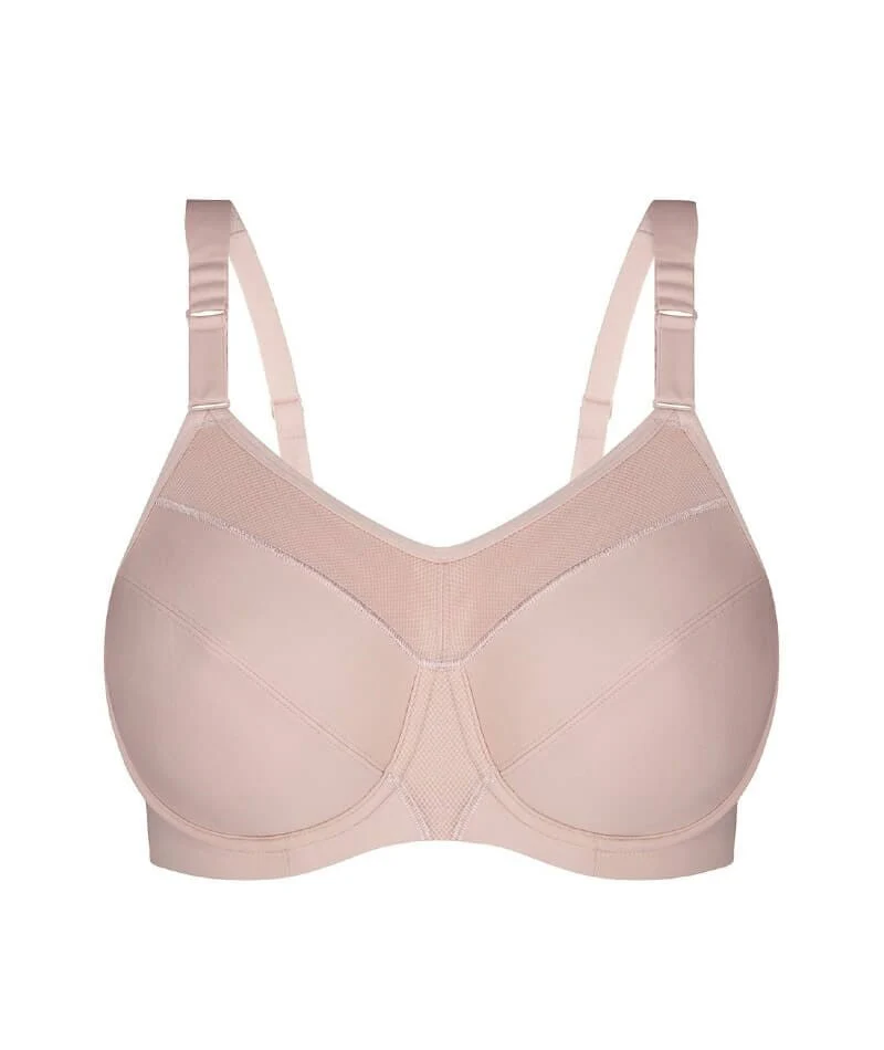 Triumph Triaction Ultra Underwired Sports Bra - Fig Pink - Image 13