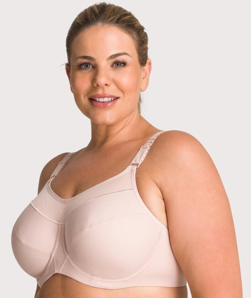Triumph Triaction Ultra Underwired Sports Bra - Fig Pink - Image 9