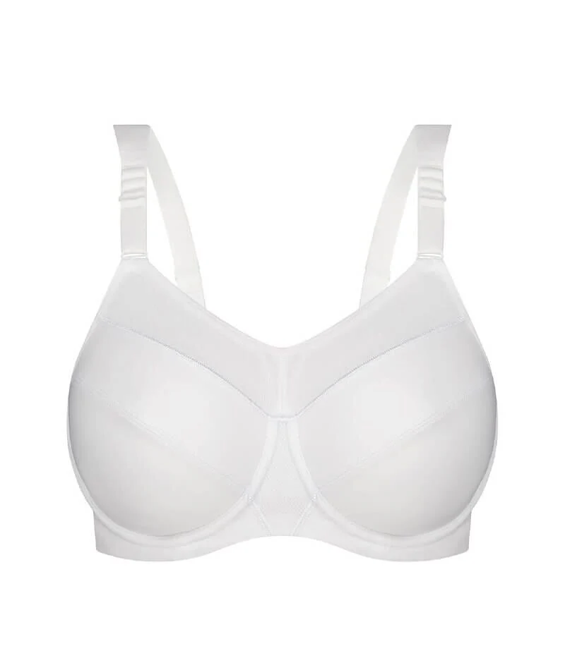 Triumph Triaction Ultra Underwired Sports Bra - White - Image 10