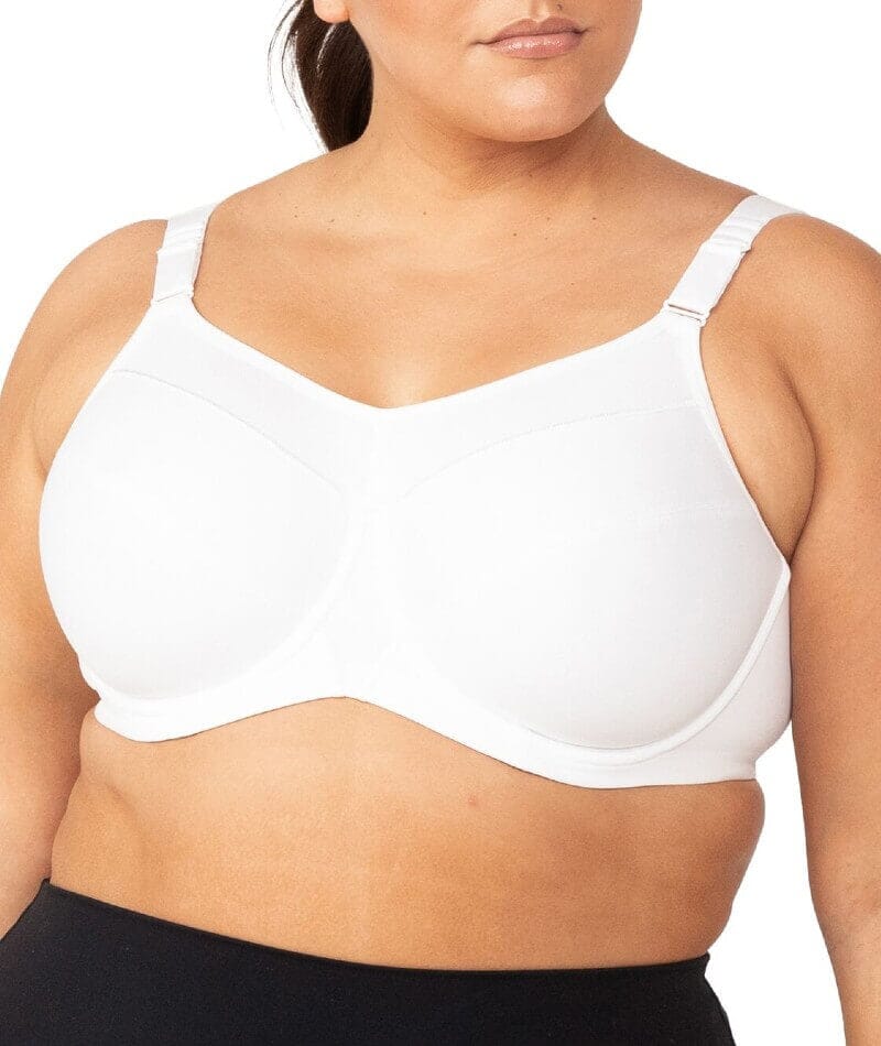 Triumph Triaction Ultra Underwired Sports Bra - White - Image 2