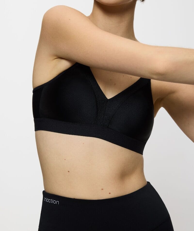 Triumph Triaction Wellness Wire-free Sports Bra - Black - Image 3