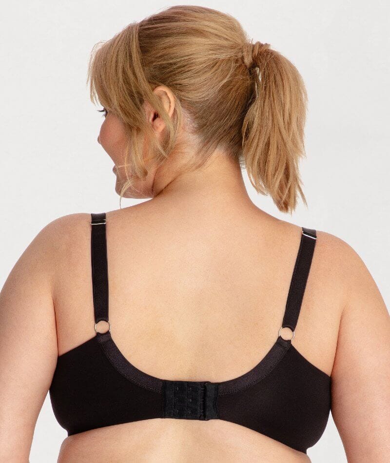 Underbliss Invisibliss Moulded Microfibre Underwire Bra - Black - Image 4