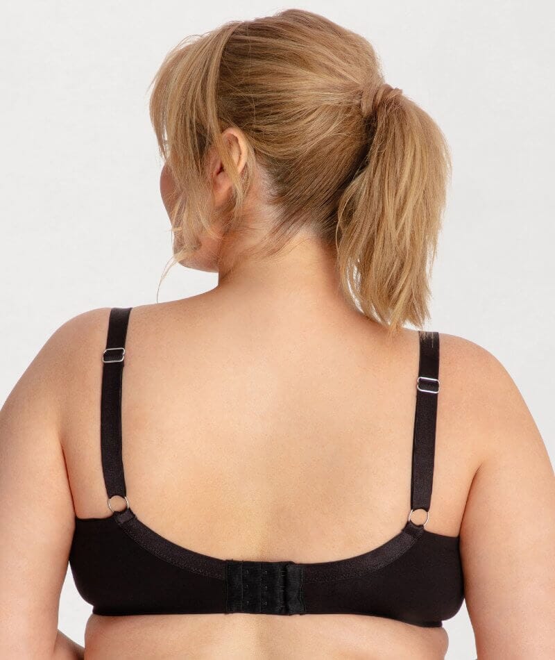 Underbliss Lacey Balconette Underwire Bra - Black - Image 2