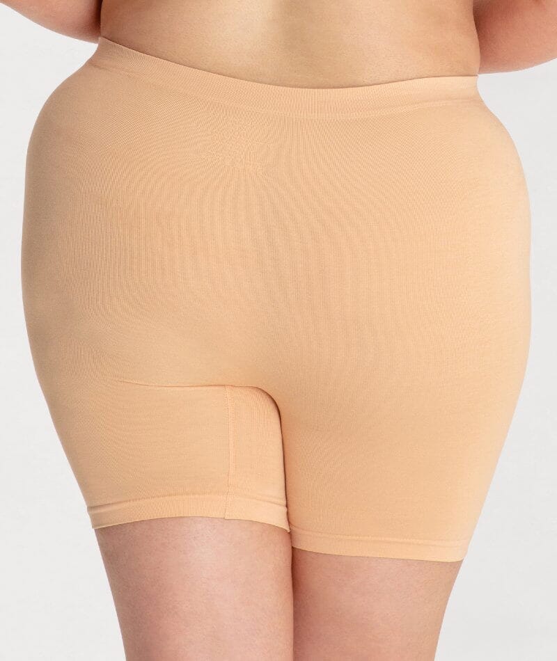Underbliss Seamless Bamboo Blend Anti-Chafing Shorts - Frappe - Image 3