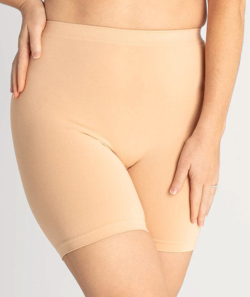 Underbliss Seamless Bamboo Blend Anti-Chafing Shorts - Frappe - Image 4