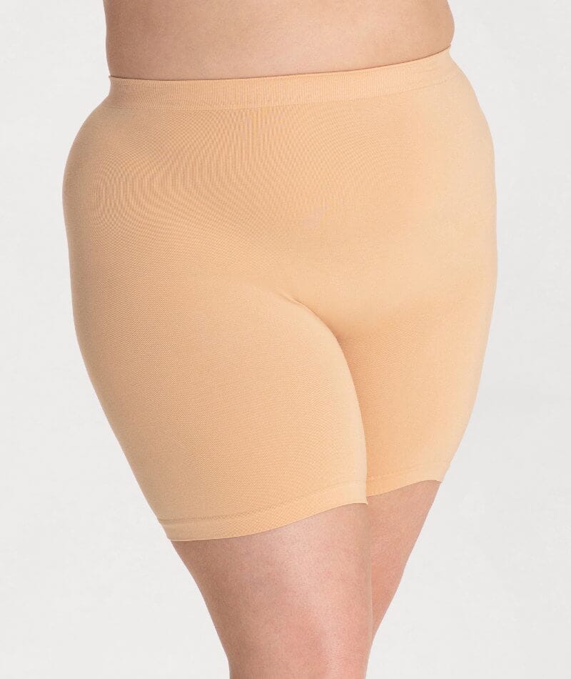 Underbliss Seamless Bamboo Blend Anti-Chafing Shorts - Frappe - Image 6