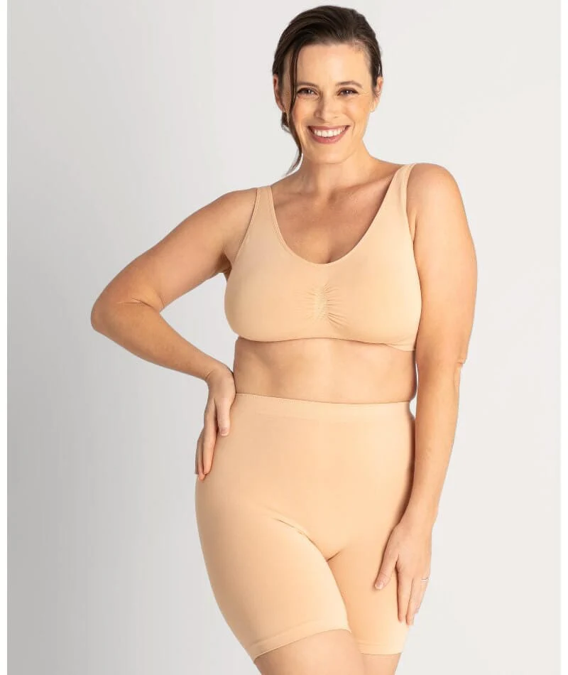 Underbliss Seamless Bamboo Blend Anti-Chafing Shorts - Frappe - Image 8