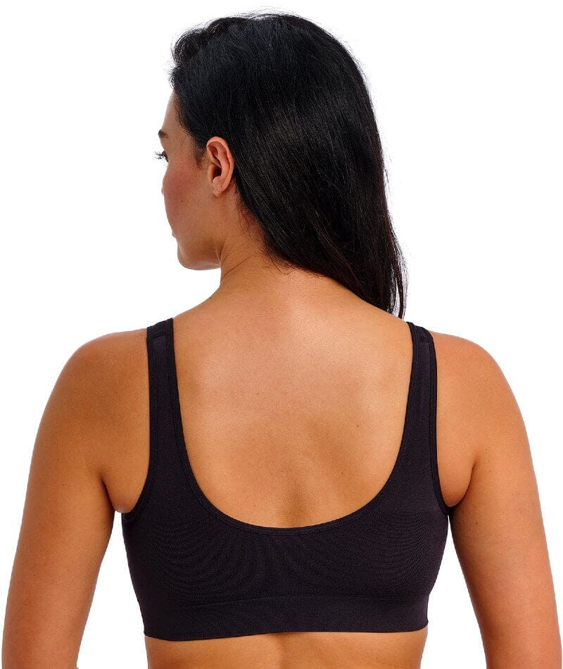Wacoal B-Smooth Front-Closure Wire-free Bralette - Black - Image 2