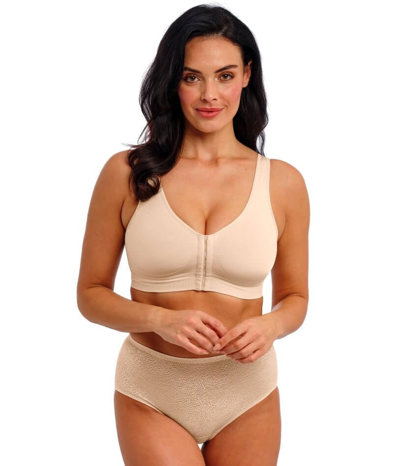 Wacoal B-Smooth Front-Closure Wire-free Bralette - Nude - Image 3