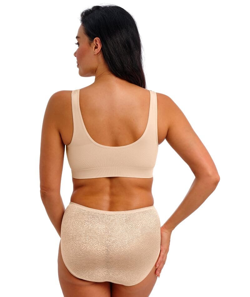 Wacoal B-Smooth Front-Closure Wire-free Bralette - Nude - Image 4