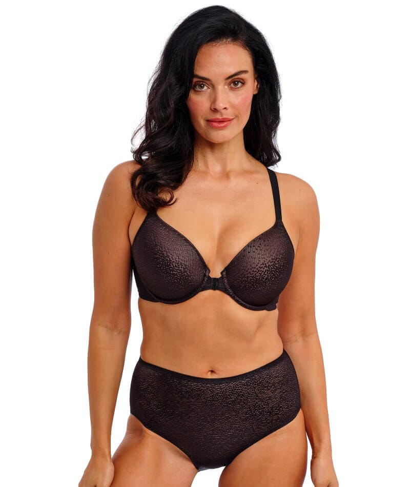 Wacoal Back Appeal Underwire Front-Closure Bra - Black - Image 10