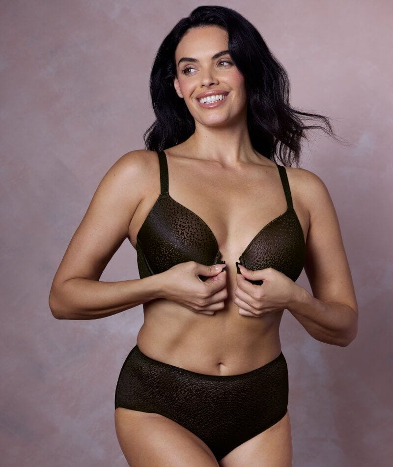 Wacoal Back Appeal Underwire Front-Closure Bra - Black - Image 4