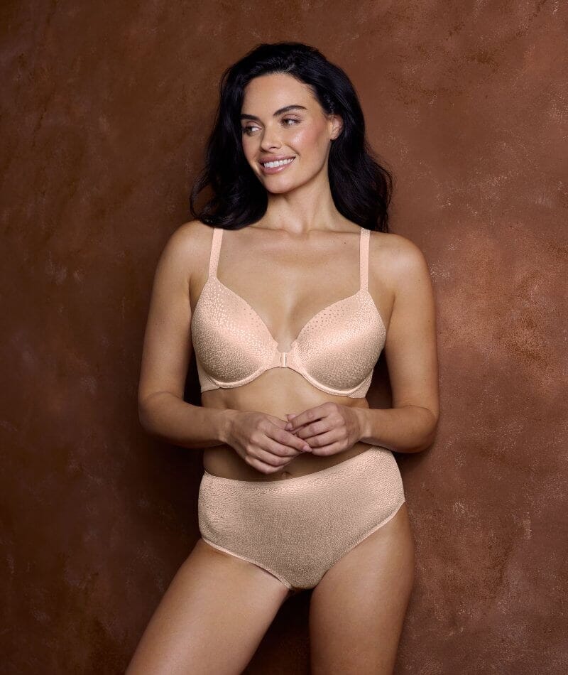 Wacoal Back Appeal Underwire Front-Closure Bra - Rose Dust - Image 3