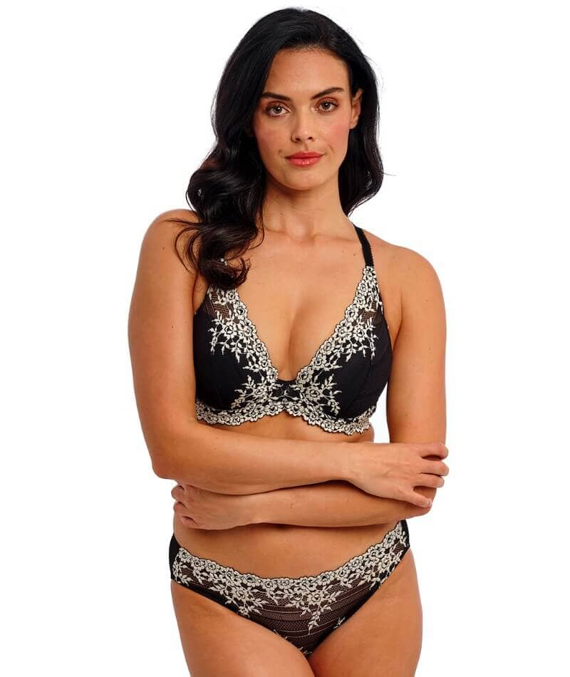 Wacoal Embrace Lace Bikini Brief - Black - Image 6
