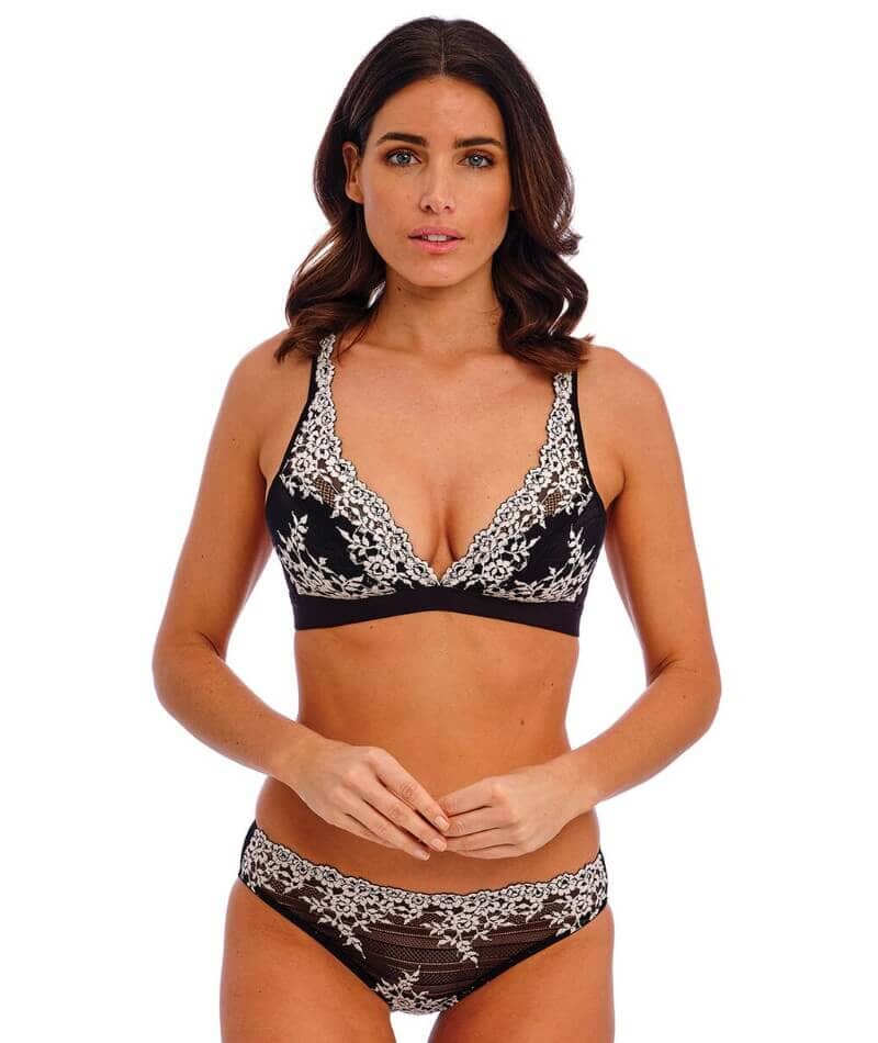 Wacoal Embrace Lace Bikini Brief - Black - Image 8