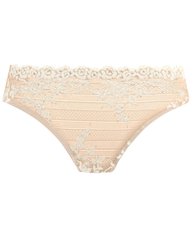 Wacoal Embrace Lace Bikini Brief - Naturally Nude / Ivory - Image 8