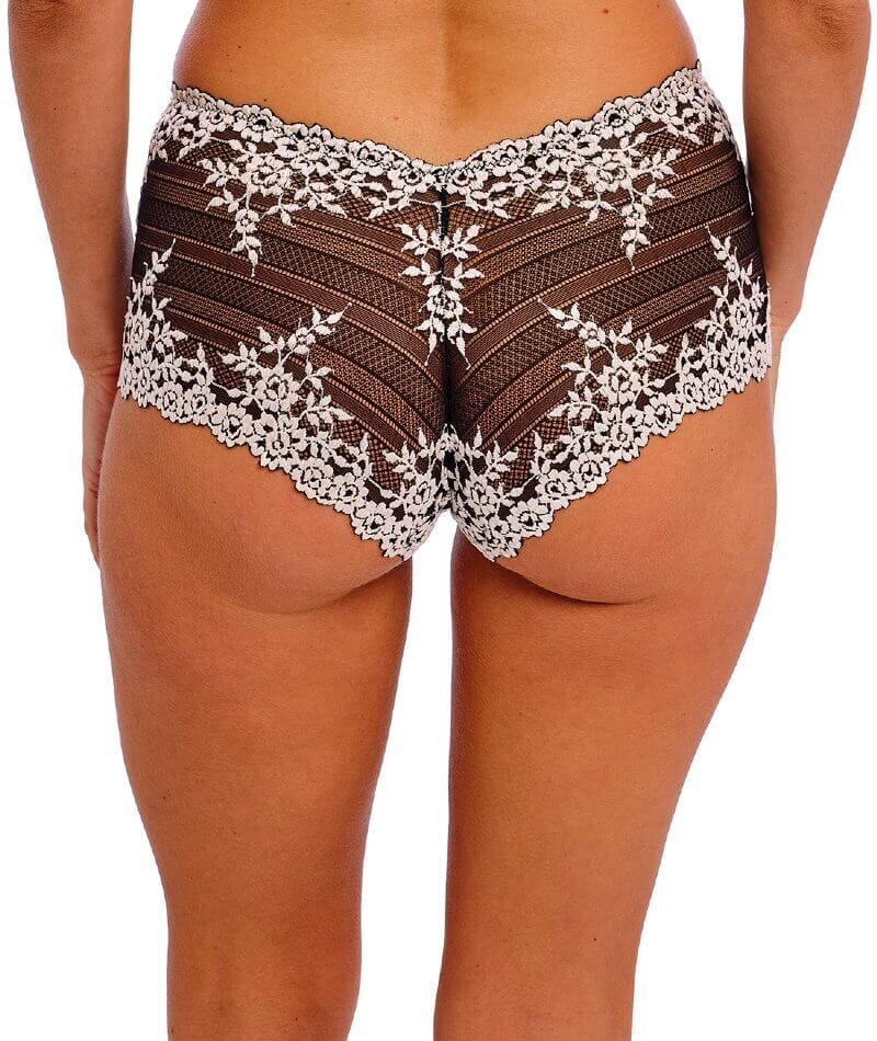 Wacoal Embrace Lace Boy Short - Black - Image 2