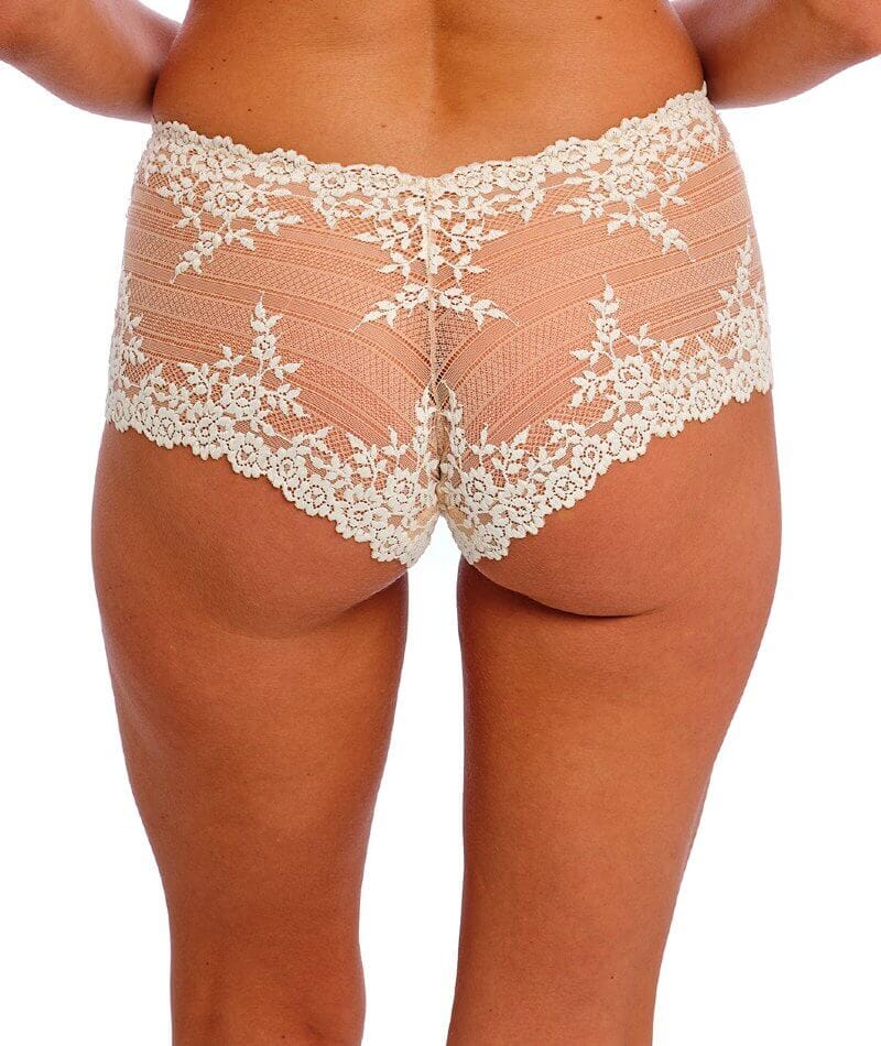 Wacoal Embrace Lace Boy Short - Naturally Nude / Ivory - Image 2