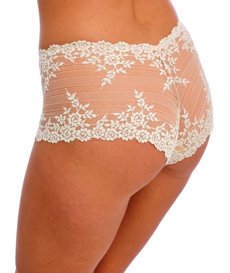 Wacoal Embrace Lace Boy Short - Naturally Nude / Ivory - Image 3