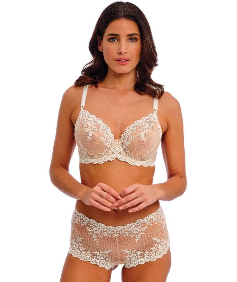 Wacoal Embrace Lace Boy Short - Naturally Nude / Ivory - Image 6