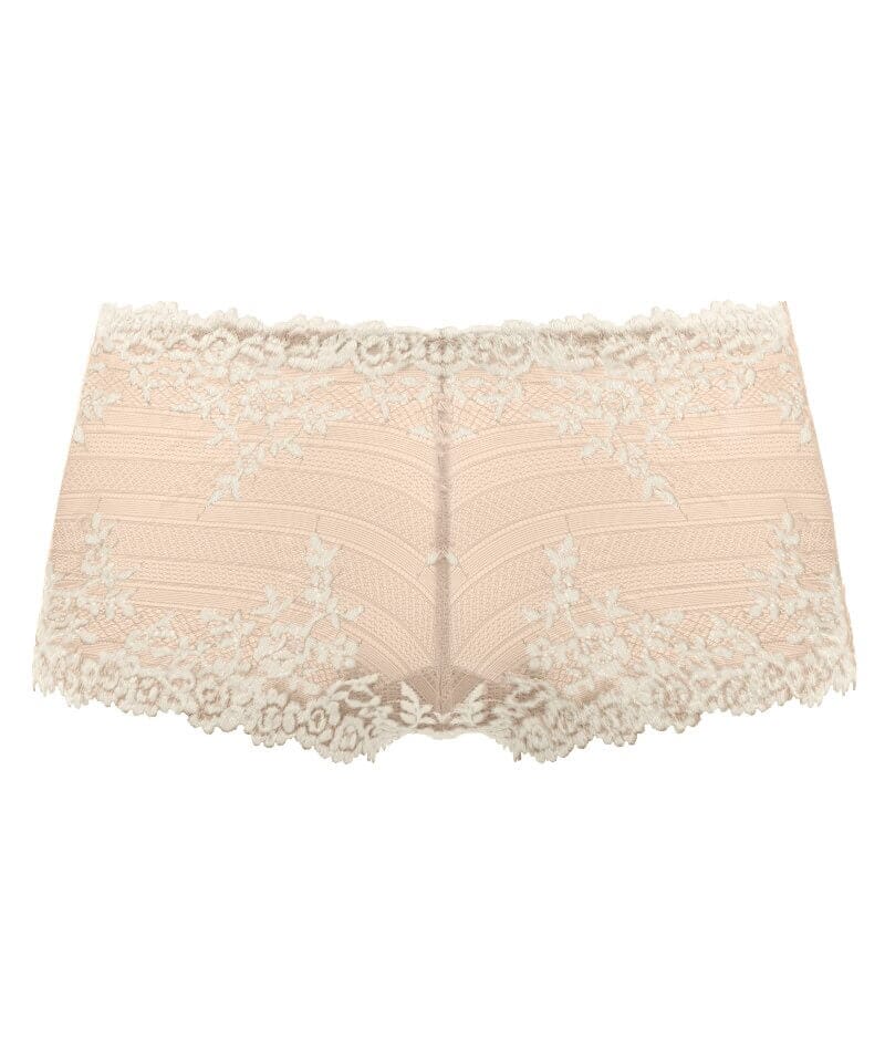 Wacoal Embrace Lace Boy Short - Naturally Nude / Ivory - Image 8