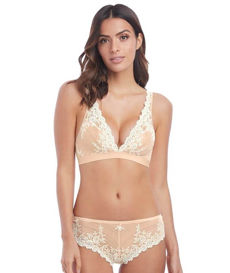 Wacoal Embrace Lace Soft Cup Bra - Naturally Nude / Ivory - Image 4