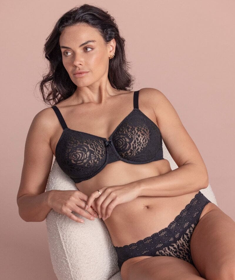Wacoal Halo Lace Bikini Brief - Black - Image 5