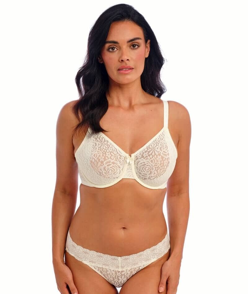 Wacoal Halo Lace Bikini Brief - Ivory - Image 5