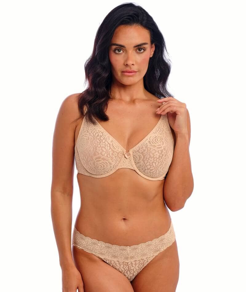 Wacoal Halo Lace Bikini Brief - Nude - Image 6