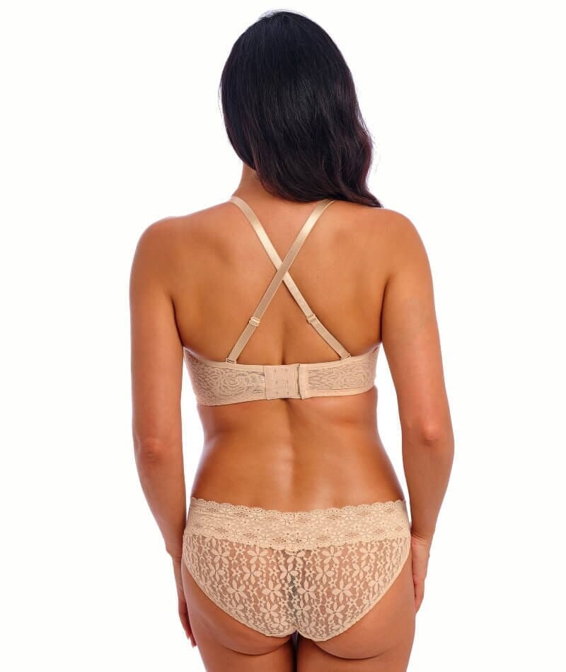 Wacoal Halo Lace Strapless Bra 2 Pack - Nude/Black - Image 15