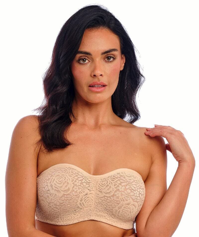 Wacoal Halo Lace Strapless Bra 2 Pack - Nude/Black - Image 2