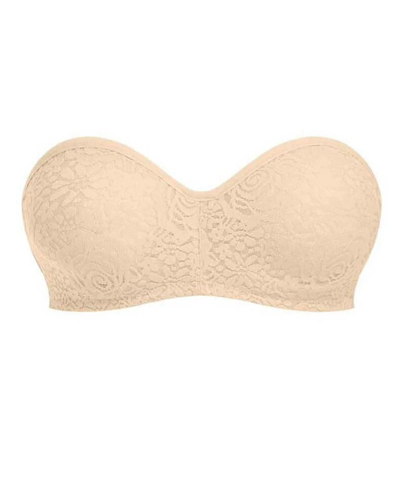 Wacoal Halo Lace Strapless Bra - Nude - Image 16