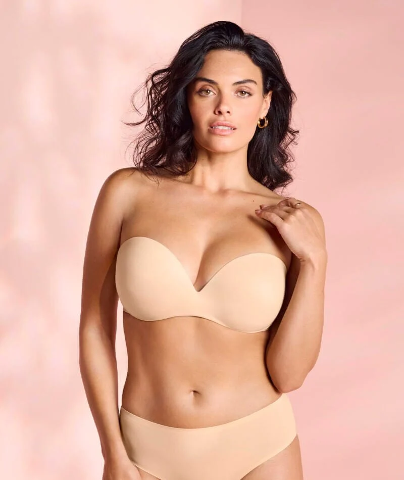 Wacoal Ines Secret Underwired Moulded Strapless Bra - Frappe - Image 7